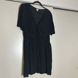 a new day Black and White Mini Dress